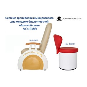 HnJ-1000М Система тренировки мышц тазового дна методом БОС терапии, VOLEM®, Ю. Корея