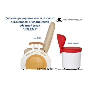 HnJ-7000, Система тренировки мышц тазового дна методом БОС, VOLEM®, Ю. Корея